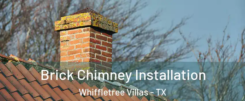 Brick Chimney Installation Whiffletree Villas - TX