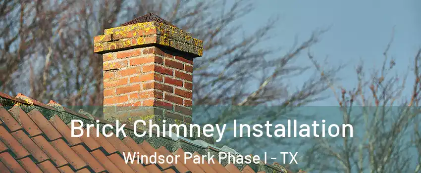 Brick Chimney Installation Windsor Park Phase I - TX