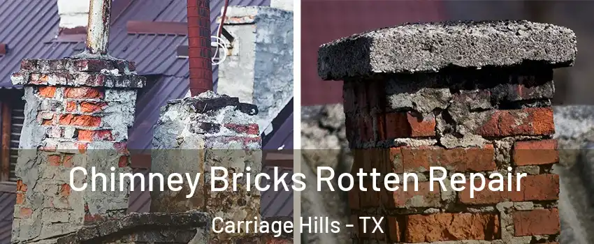 Chimney Bricks Rotten Repair Carriage Hills - TX