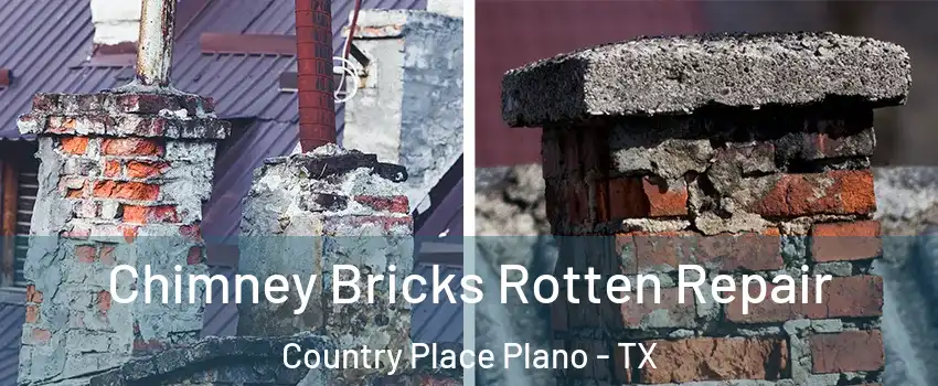 Chimney Bricks Rotten Repair Country Place Plano - TX