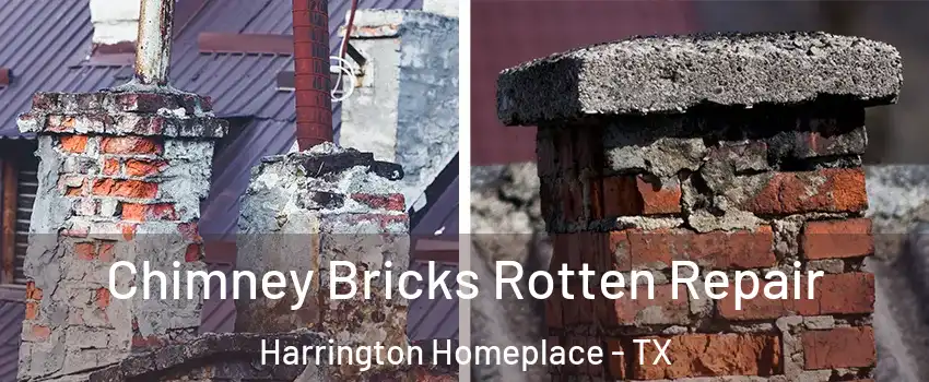 Chimney Bricks Rotten Repair Harrington Homeplace - TX