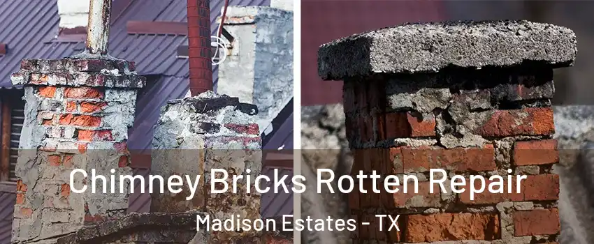 Chimney Bricks Rotten Repair Madison Estates - TX