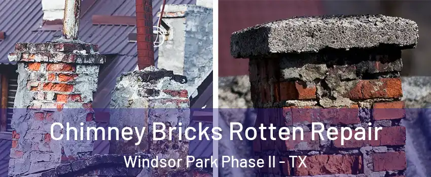 Chimney Bricks Rotten Repair Windsor Park Phase II - TX