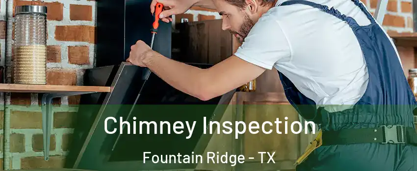 Chimney Inspection Fountain Ridge - TX