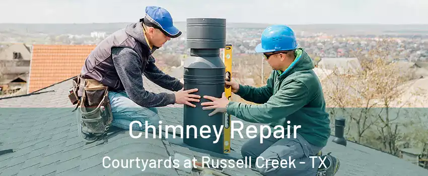 Chimney Repair Courtyards at Russell Creek - TX