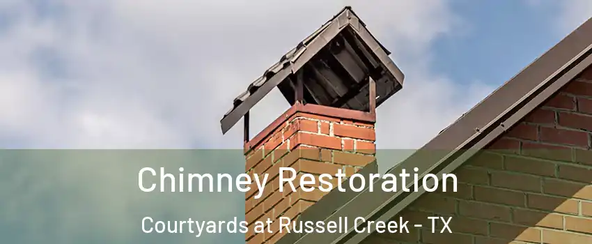 Chimney Restoration Courtyards at Russell Creek - TX