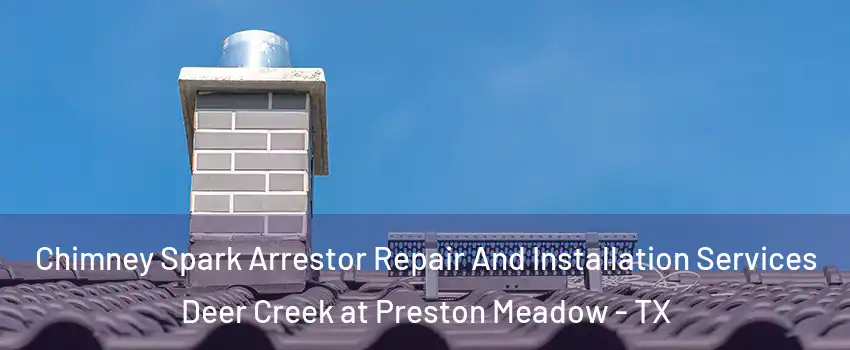 Chimney Spark Arrestor Repair And Installation Services Deer Creek at Preston Meadow - TX