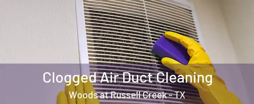 Clogged Air Duct Cleaning Woods at Russell Creek - TX