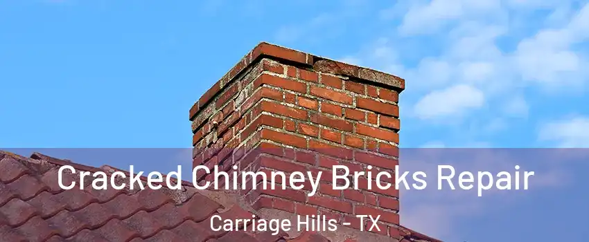 Cracked Chimney Bricks Repair Carriage Hills - TX