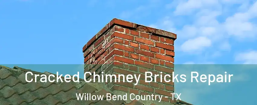 Cracked Chimney Bricks Repair Willow Bend Country - TX