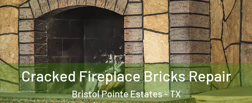 Cracked Fireplace Bricks Repair Bristol Pointe Estates - TX