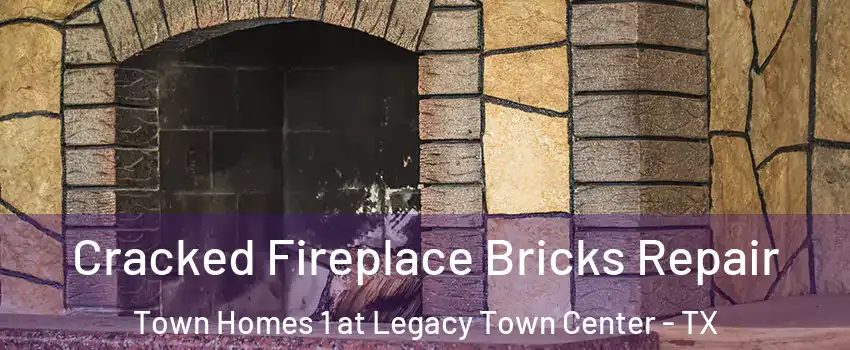 Cracked Fireplace Bricks Repair Town Homes 1 at Legacy Town Center - TX