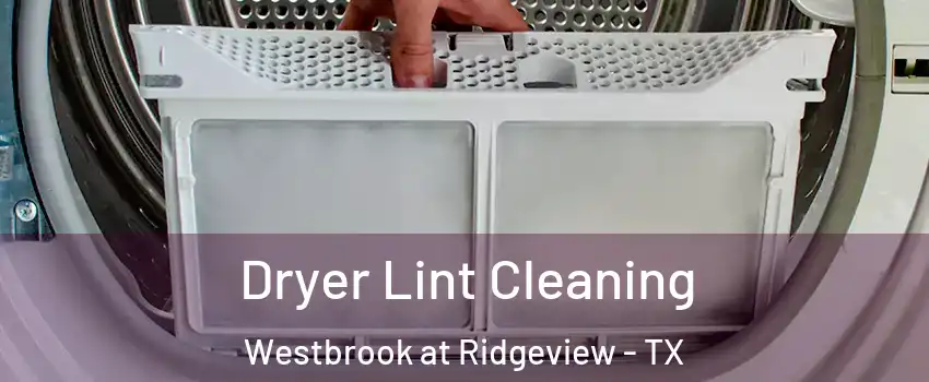 Dryer Lint Cleaning Westbrook at Ridgeview - TX