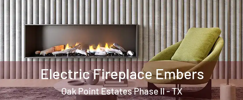 Electric Fireplace Embers Oak Point Estates Phase II - TX