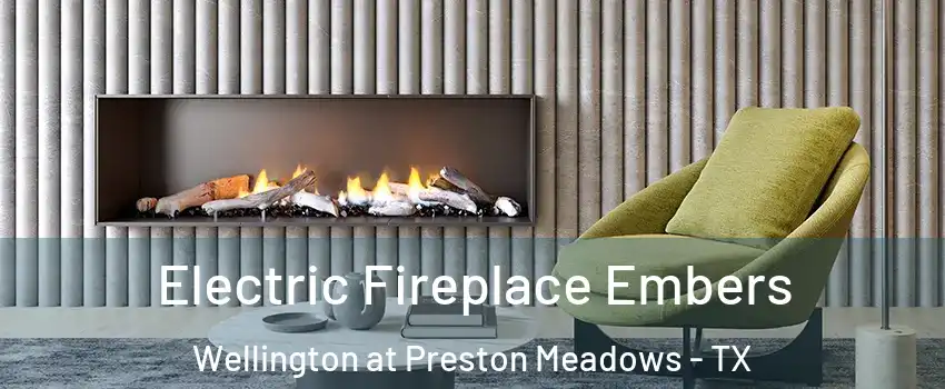 Electric Fireplace Embers Wellington at Preston Meadows - TX