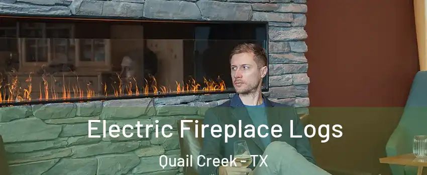 Electric Fireplace Logs Quail Creek - TX