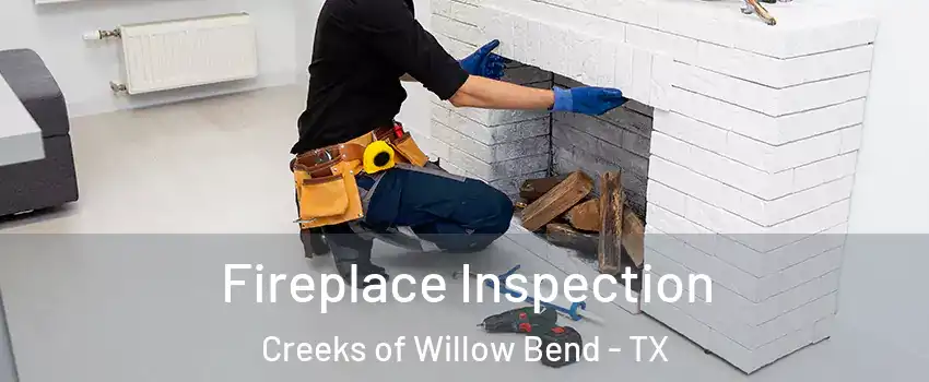 Fireplace Inspection Creeks of Willow Bend - TX