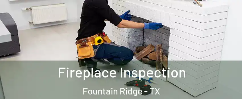 Fireplace Inspection Fountain Ridge - TX