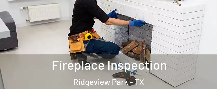 Fireplace Inspection Ridgeview Park - TX