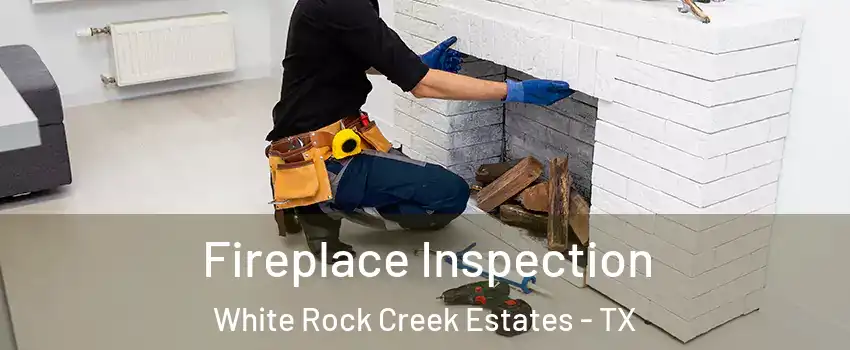 Fireplace Inspection White Rock Creek Estates - TX