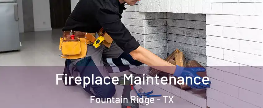 Fireplace Maintenance Fountain Ridge - TX