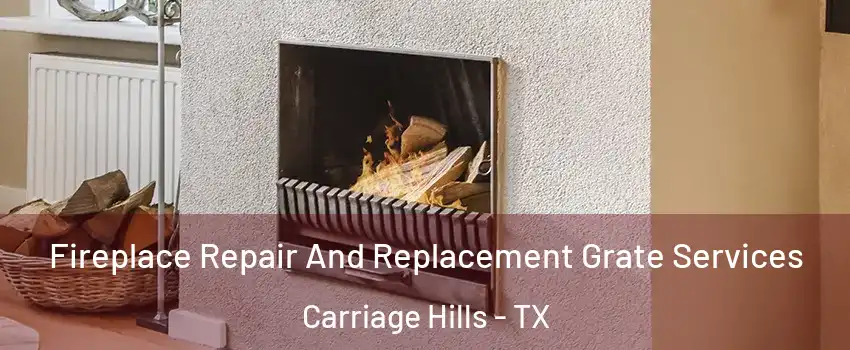 Fireplace Repair And Replacement Grate Services Carriage Hills - TX