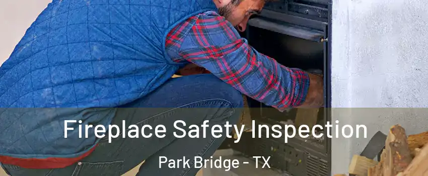 Fireplace Safety Inspection Park Bridge - TX