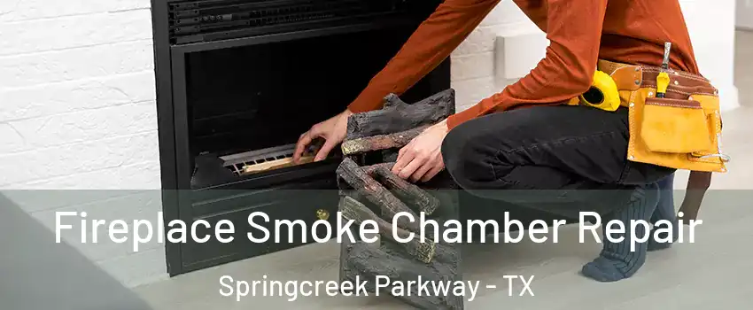 Fireplace Smoke Chamber Repair Springcreek Parkway - TX