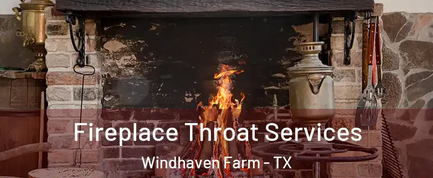 Fireplace Throat Services Windhaven Farm - TX