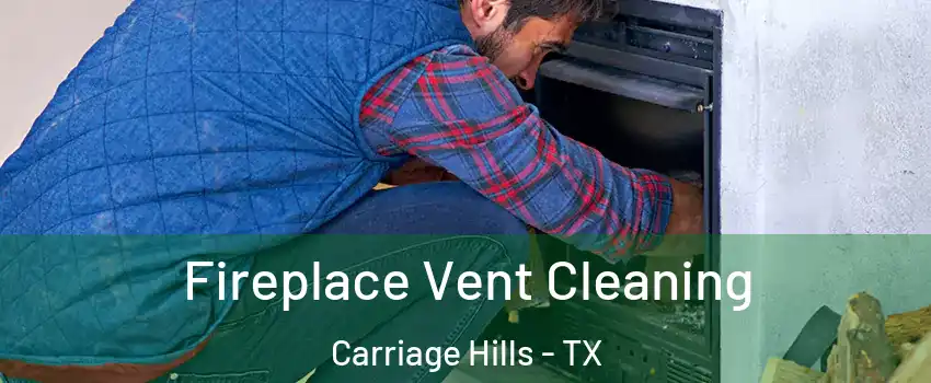 Fireplace Vent Cleaning Carriage Hills - TX