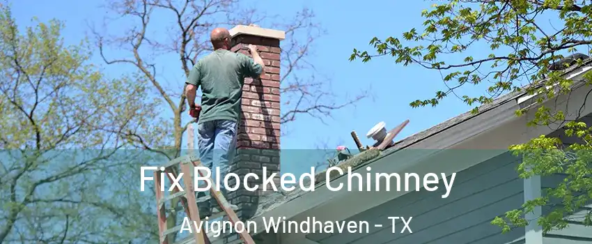 Fix Blocked Chimney Avignon Windhaven - TX