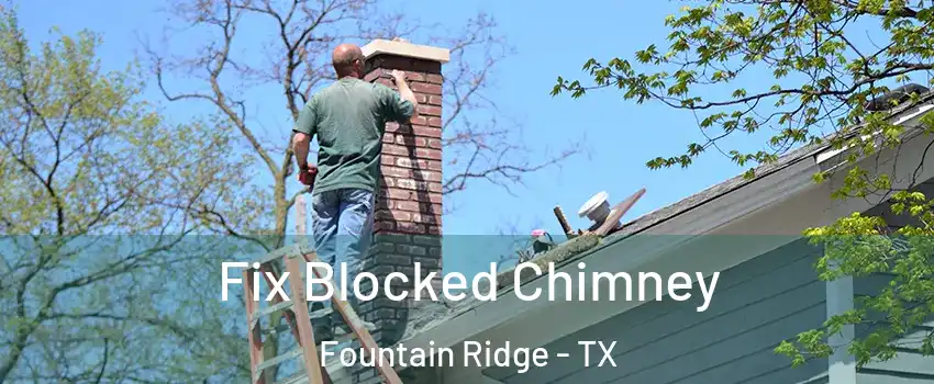 Fix Blocked Chimney Fountain Ridge - TX