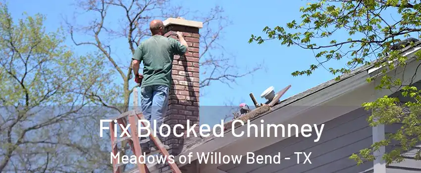 Fix Blocked Chimney Meadows of Willow Bend - TX