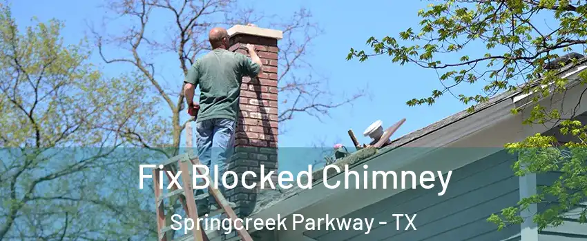 Fix Blocked Chimney Springcreek Parkway - TX