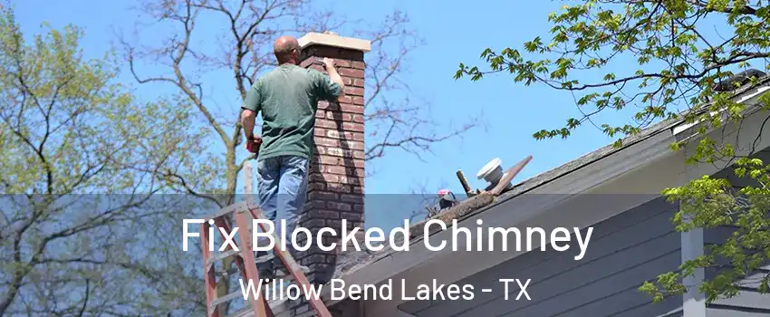 Fix Blocked Chimney Willow Bend Lakes - TX