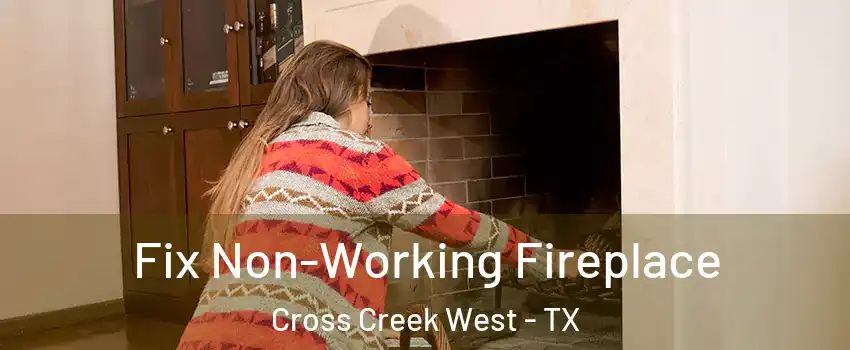 Fix Non-Working Fireplace Cross Creek West - TX