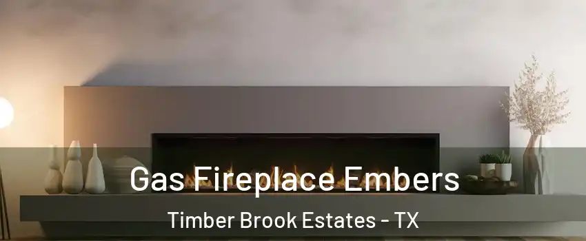 Gas Fireplace Embers Timber Brook Estates - TX