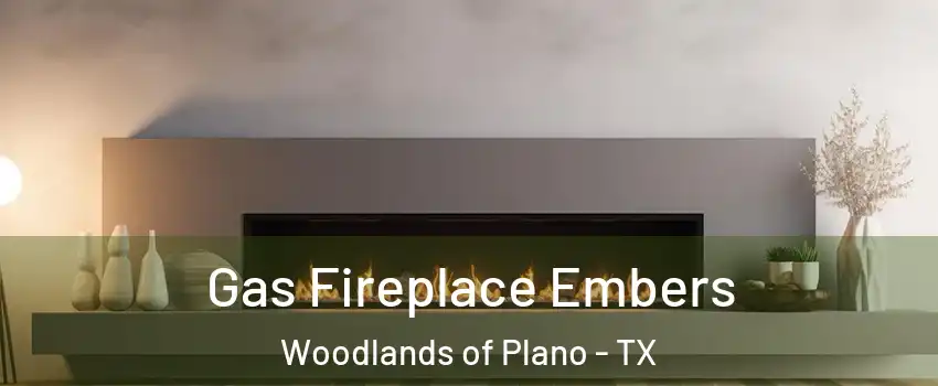 Gas Fireplace Embers Woodlands of Plano - TX