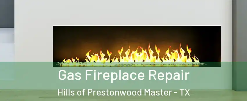 Gas Fireplace Repair Hills of Prestonwood Master - TX