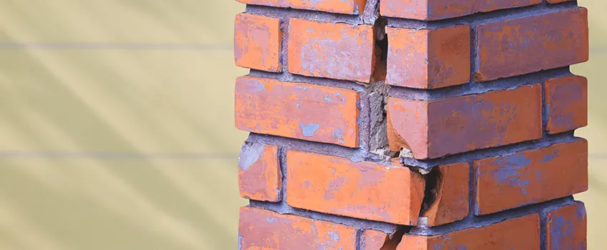 Broken Chimney Bricks Repair Services in Town Homes 1 at Legacy Town Center, TX