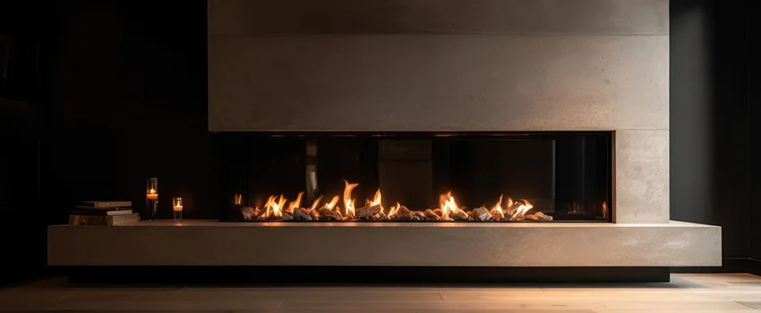 Gas Fireplace Ember Bed Design Services in Villages of White Rock Creek, Texas