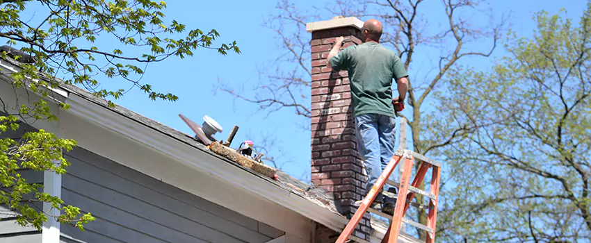 Vinyl and PVC Chimney Flashing Installation in Villages of White Rock Creek, TX