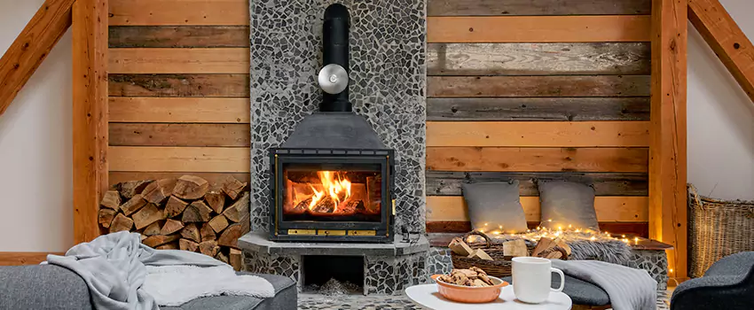 Thelin Hearth Products Direct Vent Gas Stove Fireplace Inspection in Crestwood, Texas