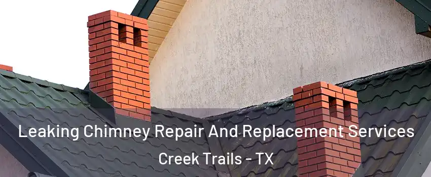 Leaking Chimney Repair And Replacement Services Creek Trails - TX