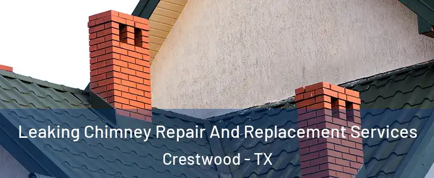 Leaking Chimney Repair And Replacement Services Crestwood - TX