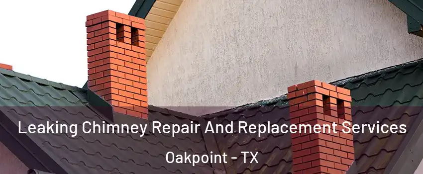 Leaking Chimney Repair And Replacement Services Oakpoint - TX