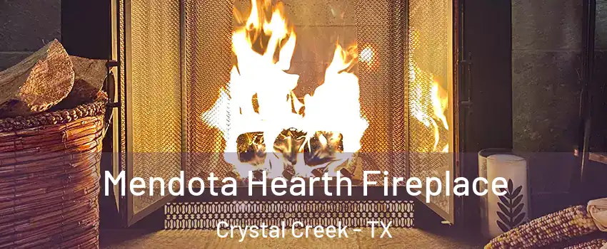 Mendota Hearth Fireplace Crystal Creek - TX