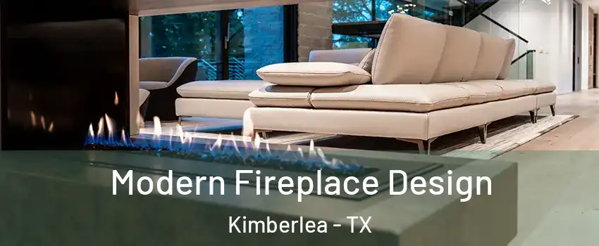 Modern Fireplace Design Kimberlea - TX