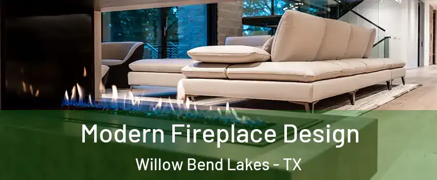 Modern Fireplace Design Willow Bend Lakes - TX