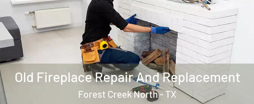 Old Fireplace Repair And Replacement Forest Creek North - TX